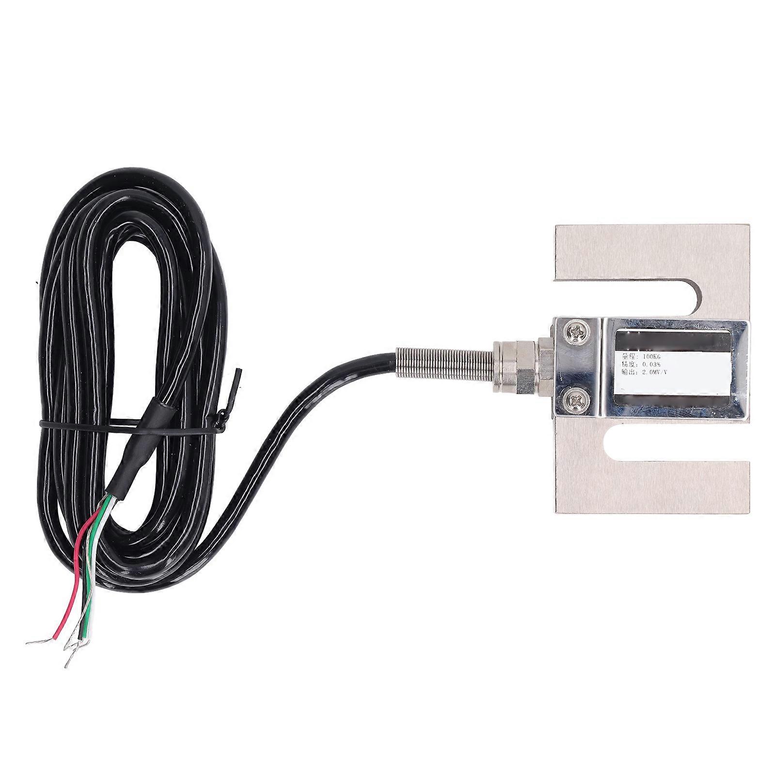 Load Cell Vekt Sensor S Type Beam Scale Sensor Pull Pressure Compression Tension Force Sensor 661.39 lb