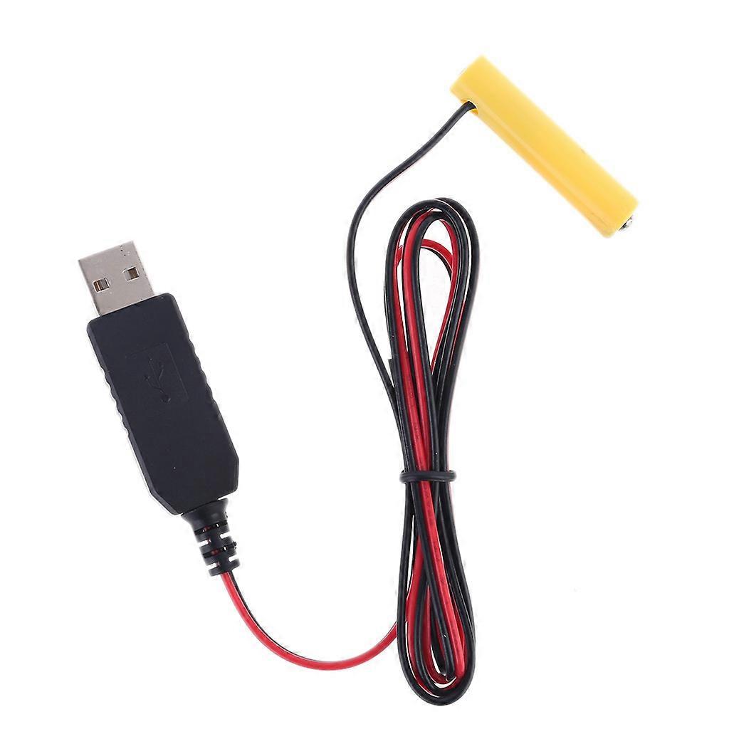 LR03 AAA Battery Eliminator USB Power Supply Cable Replace 1 to 4pcs AAA Battery For Electric Toy Flashlight Clock LED