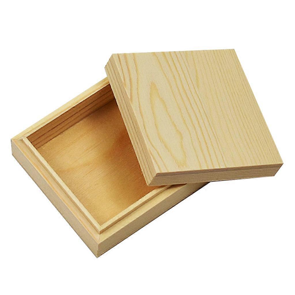 Practical Storage Wooden Box Non Toxic Smooth Edges Sharpless Durable Strong