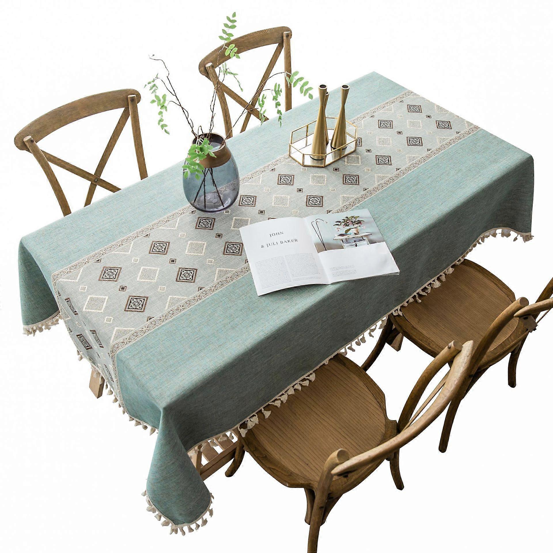 Dustproof Soft Delicate Comfortable Cotton Table Cloth