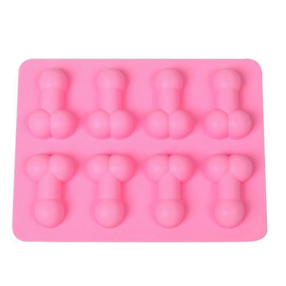 Molde de Silicone em Forma Engraçada Diy Bake Chocolate Candy Soap Ice Cube Mold-MXBC