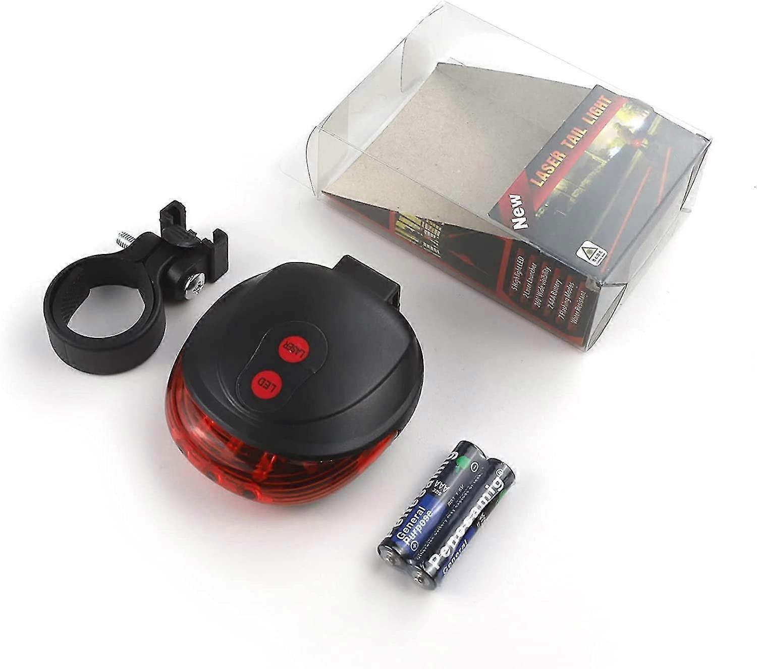 unique Bicycle Taillight Lamp Powerful Red Light 7 Lighting Modes, Waterproof Safety Warning Light For Cycling Mtb Racing Road