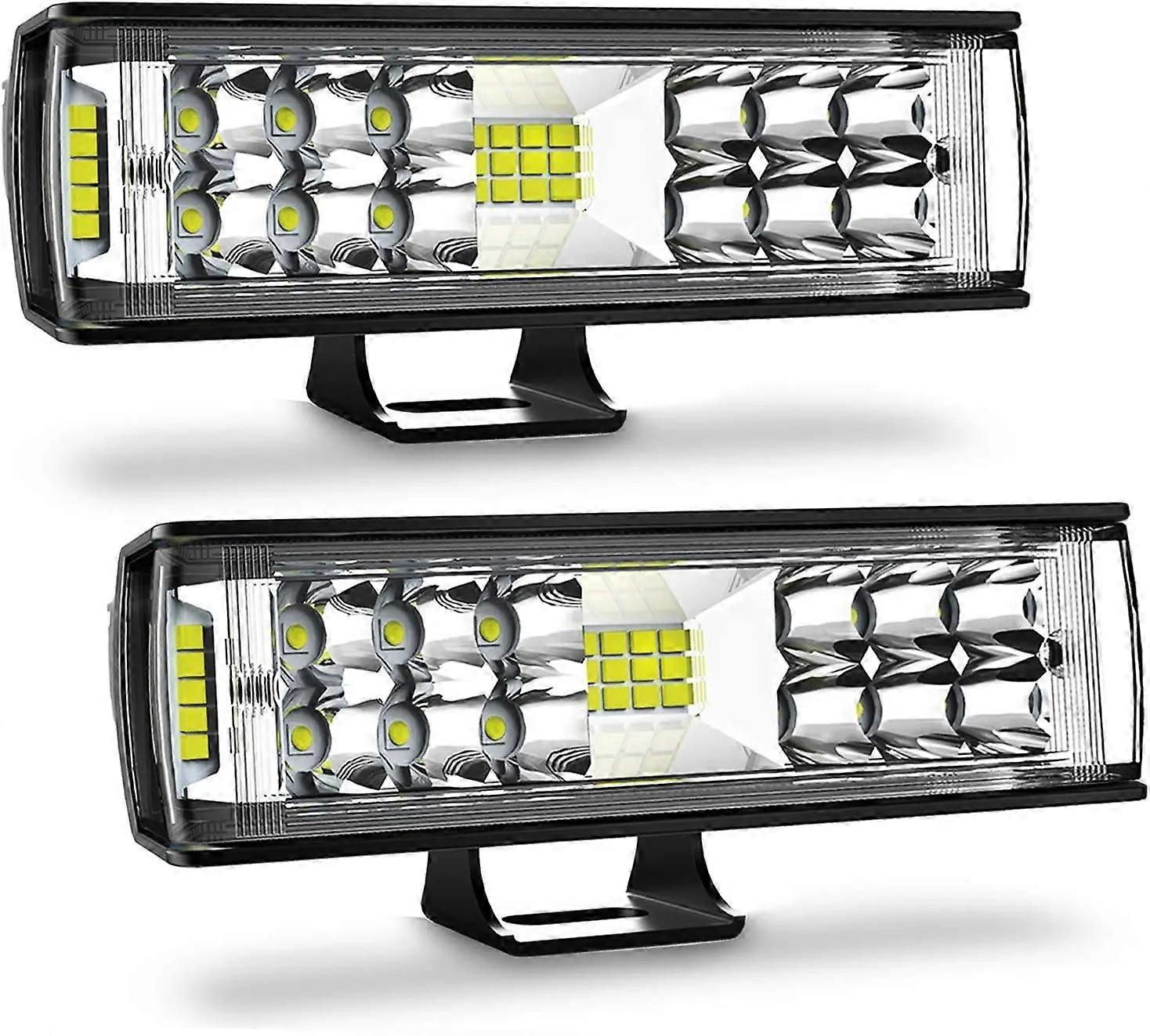 ANMINGPU LED Light Bar Work Light Offroad LED Pods Flood Spot Beam Fog Lights for Jeep Truck Lada Niva Atv Boat UTV 12V 24V