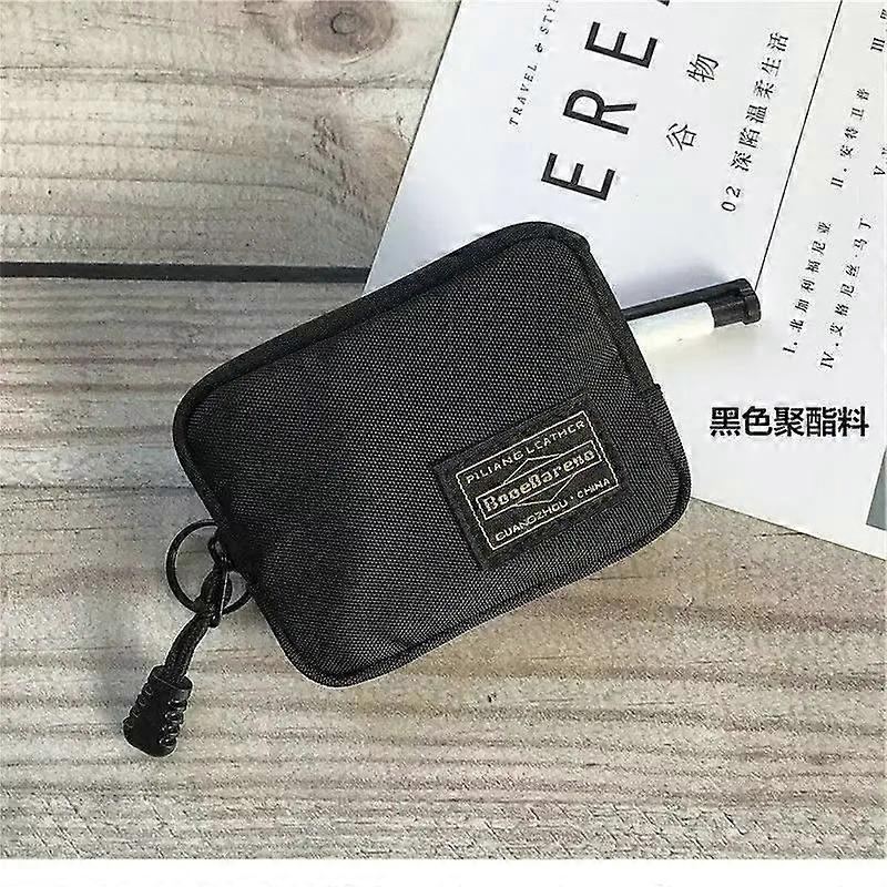 ארנקים קצרים רוכסן לגברים מזדמנים נוער מיני ארנק מטבעות יוניסקס תיק יד טרנד ניילון תיק סיגריות