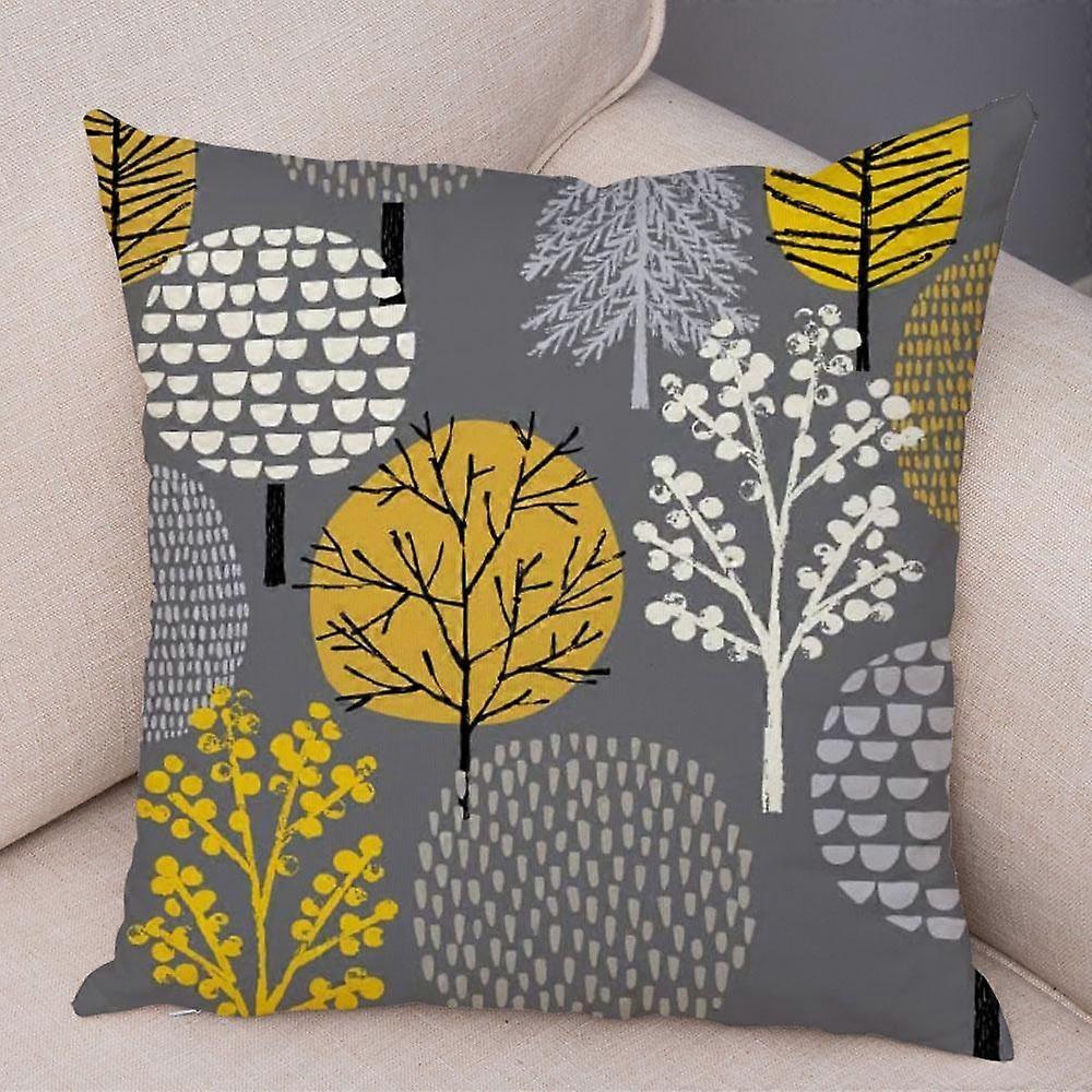 Tryck örngott Soffa Kuddfodral Design Stil -545