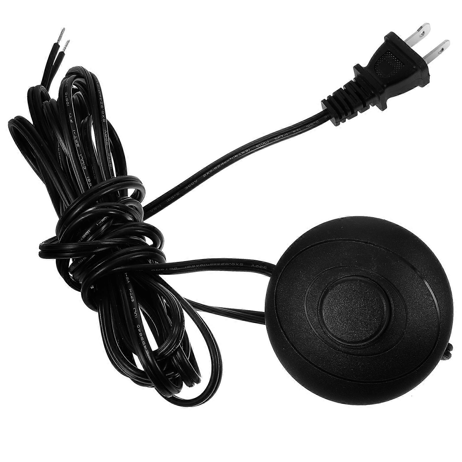 Lamp Foot Switch Light Switch Floor Light Switch Lamp Switch Extension Cord Foot SwitchUS Plug