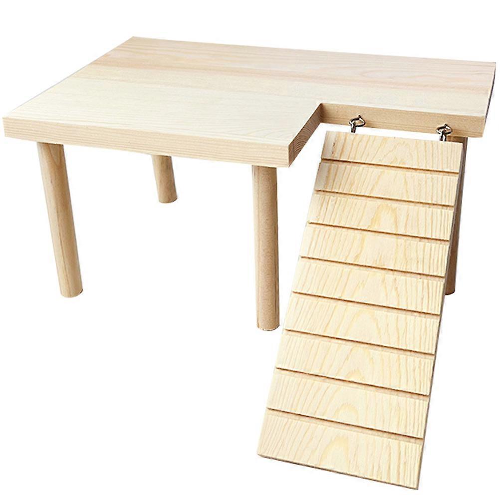 Interesting Chinchilla Toy Wear-resistant Rat Platform Ladder Delicate Hamster Platform