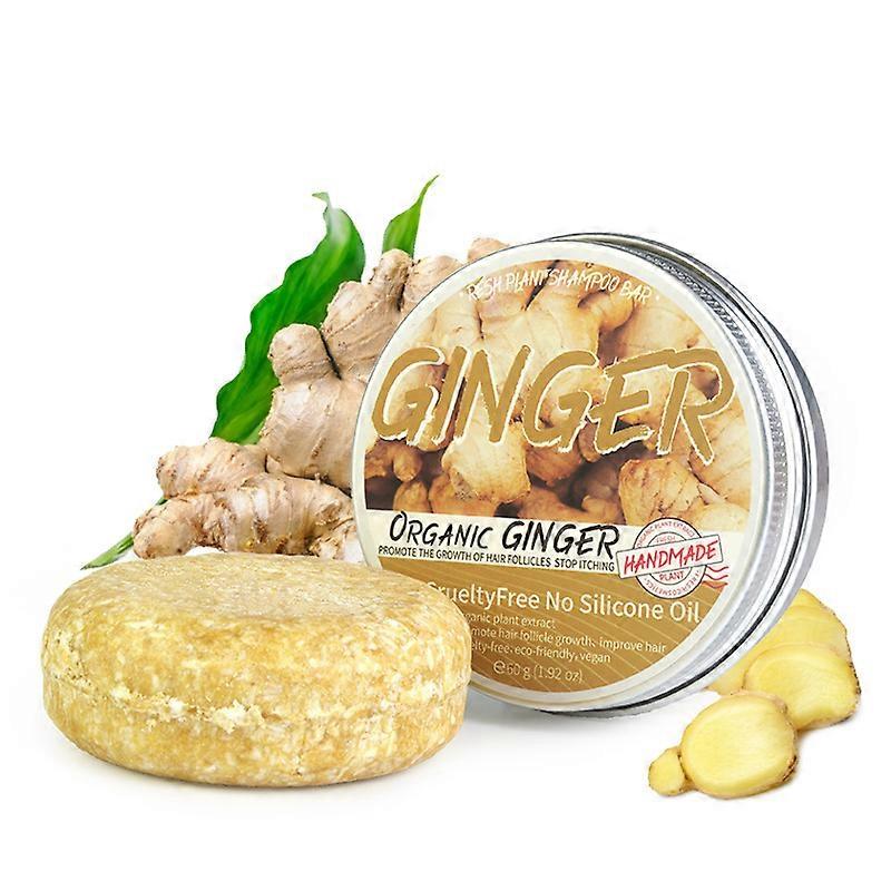 3PCS gingembre shampooing savon He Shou Wu huile botanique savon shampooing savon