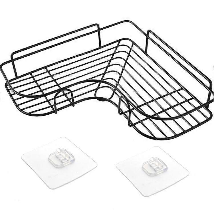 Corner Shower Shelf Without Drilling (Black)