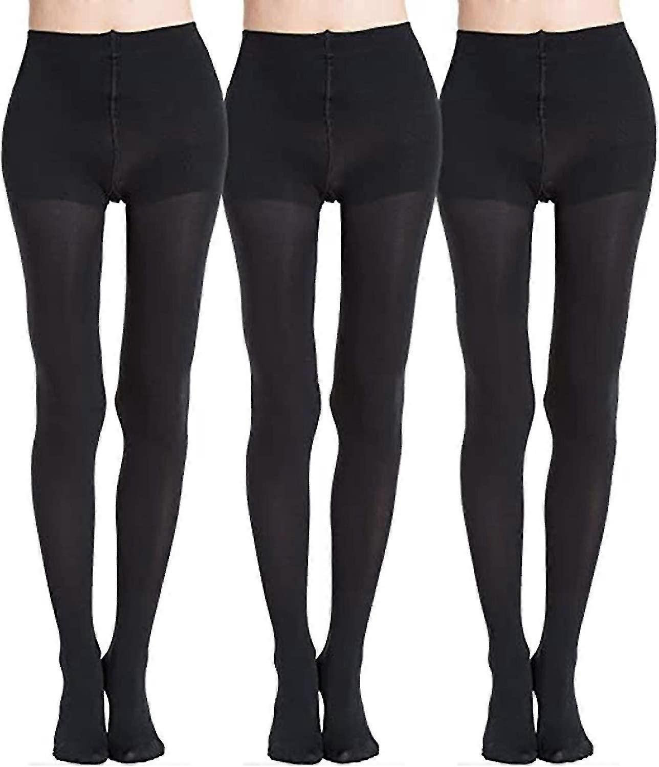 1-6 Pairs Run Resistant Control Top Panty Hose Opaque Tights