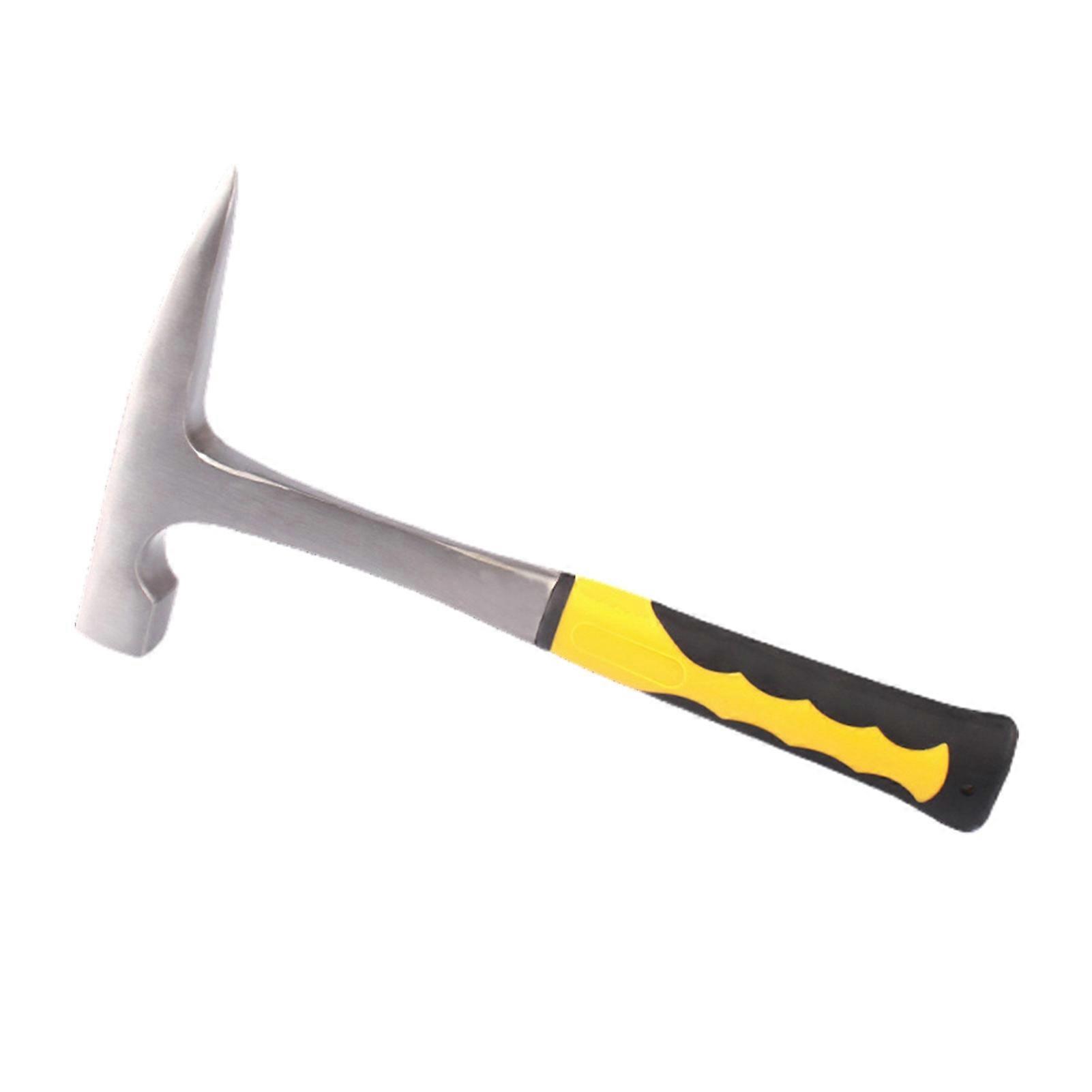 Pointed Flat Head Mining Geological Hammer Professional Exploration Hand Tool JIKAIX