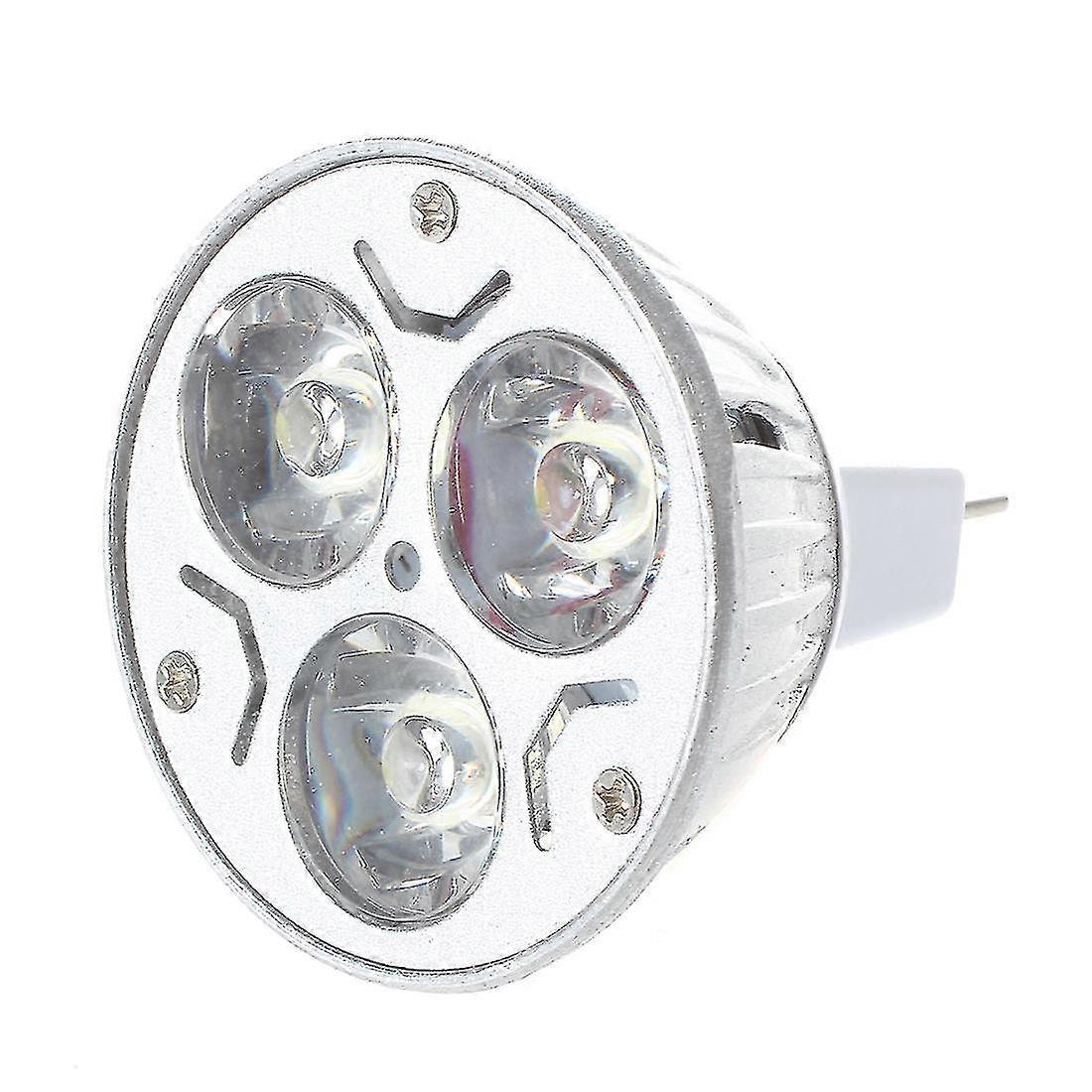 Mr16 Gu5.3 12v Cool White Light Bulb 3x1w