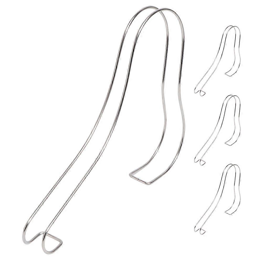 4Pcs Sandals Shoes Display Stainless Steel Supports Shaper Forms Inserts Display Rack