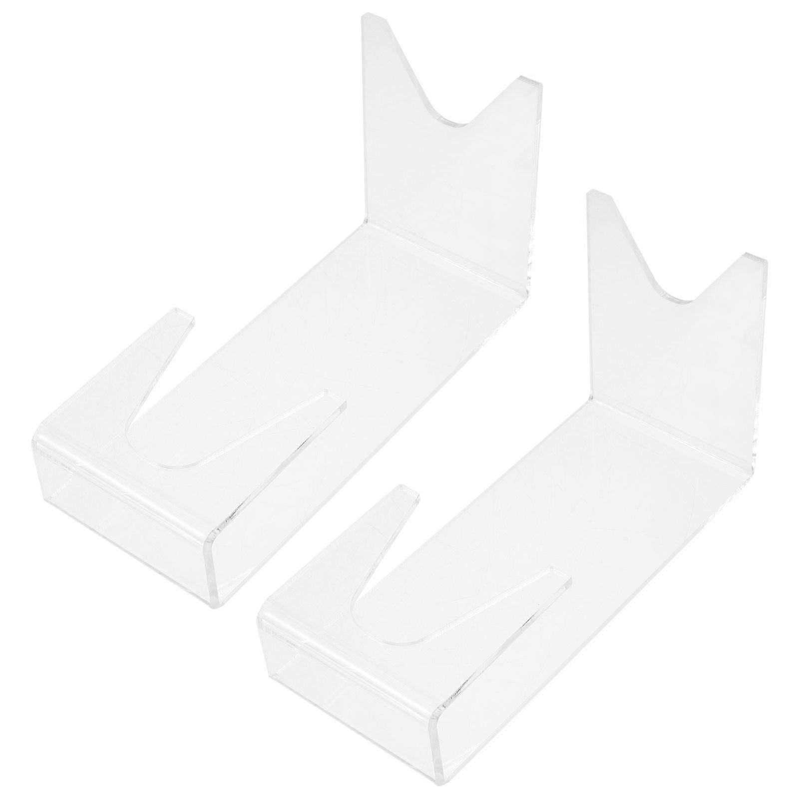 2pcs Display Racks Shooting Toy Displaying Stand Home Shop Acrylic Racks