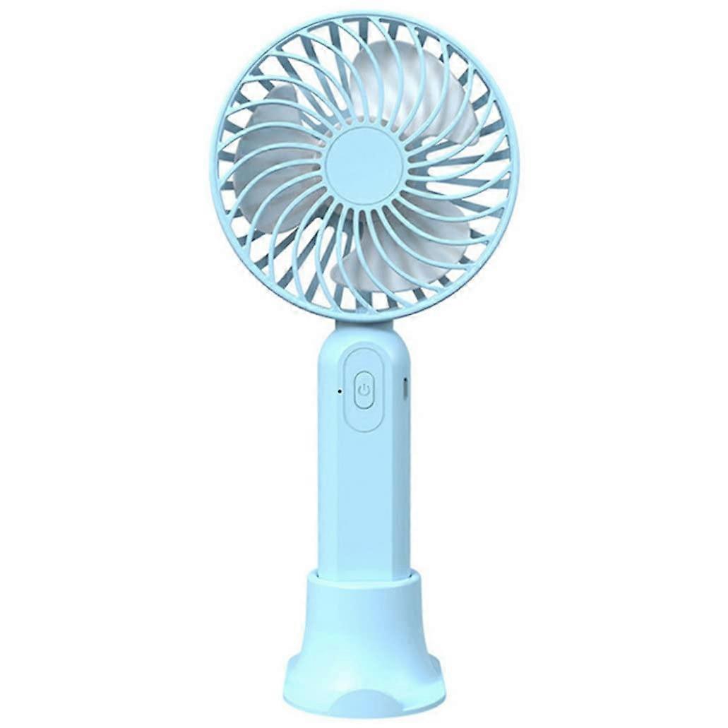 Mini USB Rechargeable Handheld Fan (Blue)