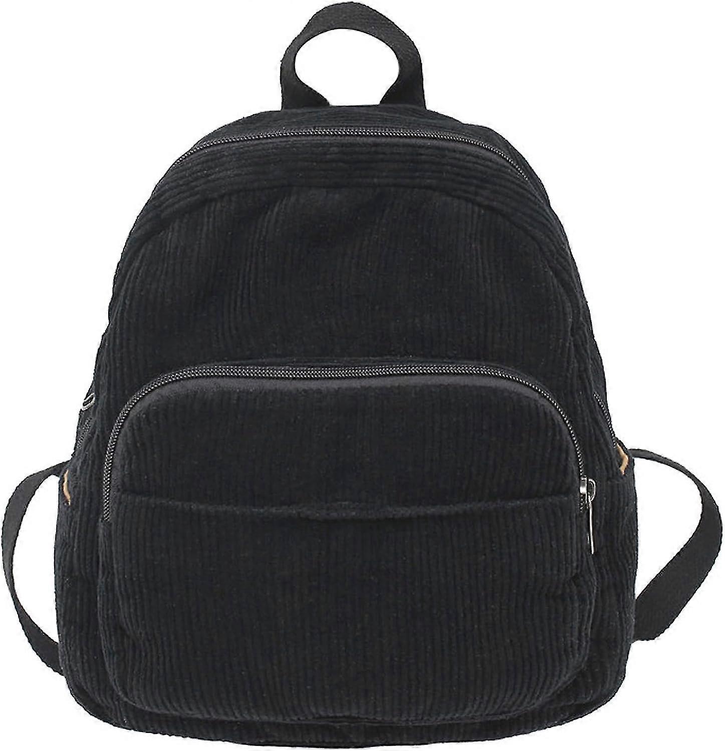 Petit sac à dos pour femmes Corduroy Vintage Sac à dos Femmes Mini sac à dos Mode Casual Sac à dos Aesthetic Purse, sac à dos vert