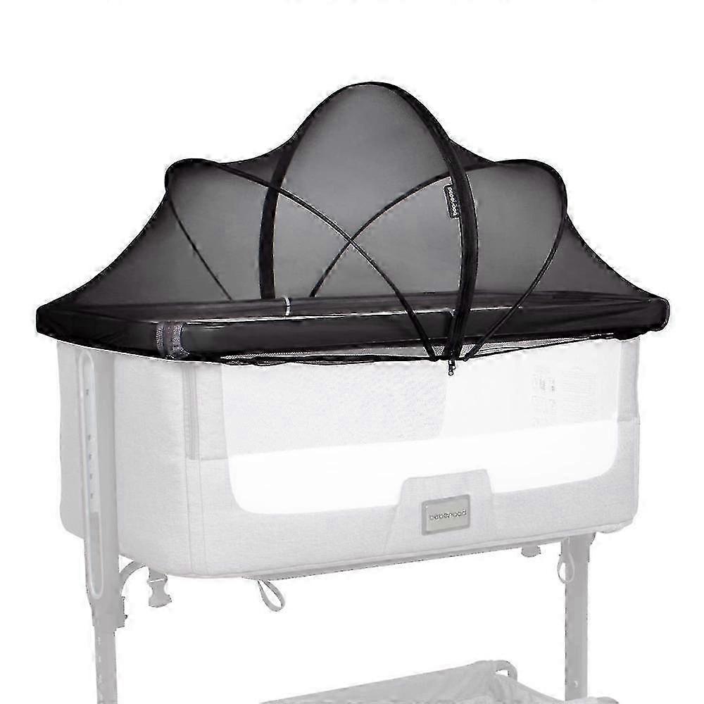 Bassinet Mosquito Net Cover for Baby Bassinet Cover to Keep Cats Out Mosquito Net for Bassinet/Bedside Sleeper/Travel Cribs (Black) FDJ BQP FPM