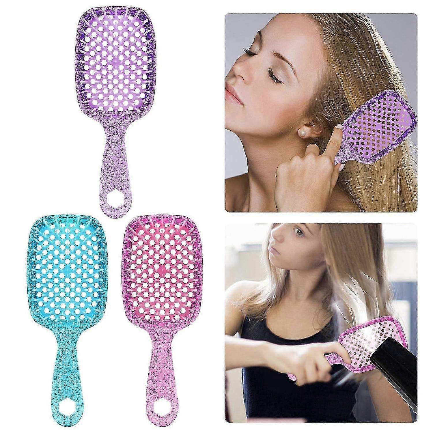 Detangling Brush, Wet and Dry Vented Detangling Hair Brush Tiktok,Anti-static Detangling Hair Comb for Women, Men