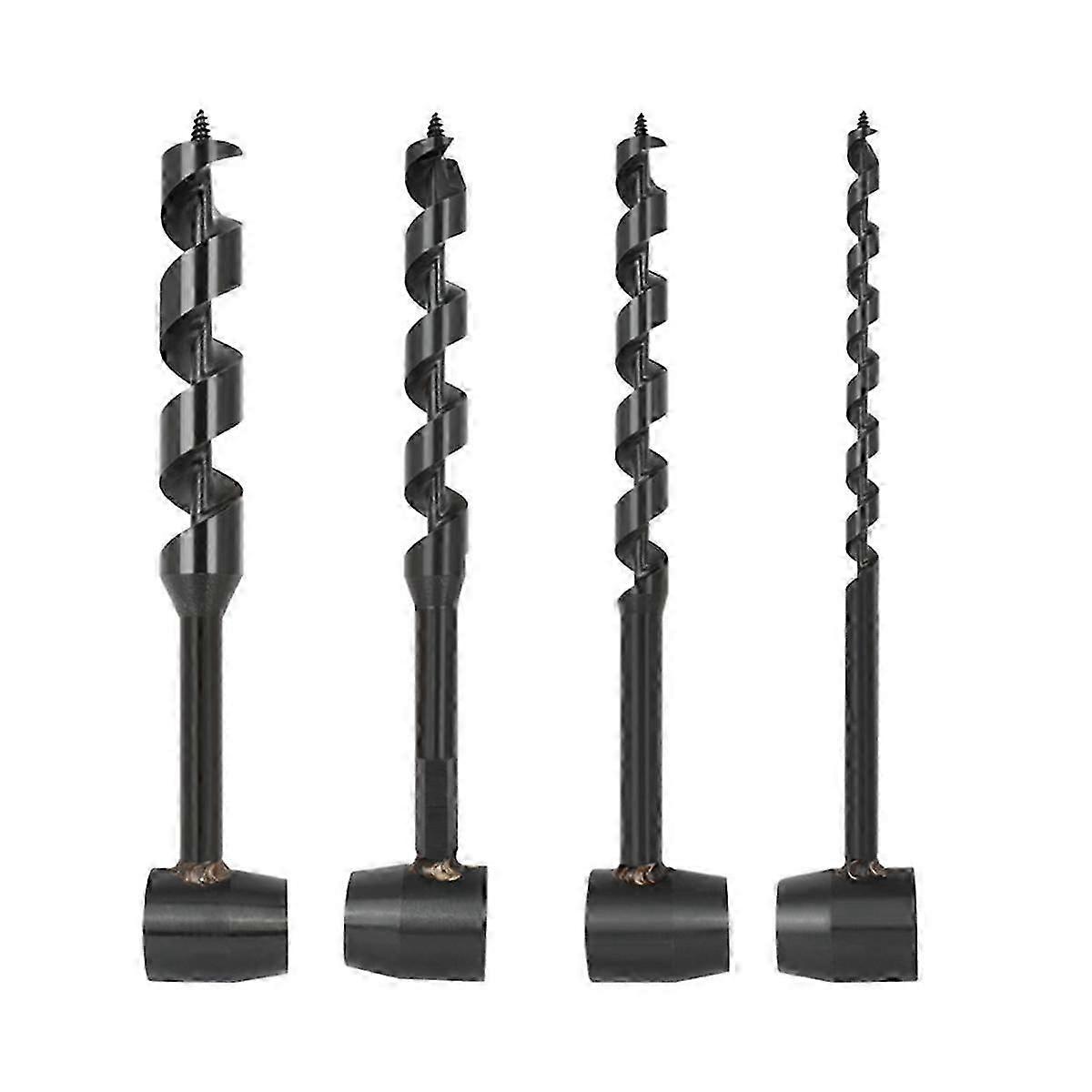 4 قطع أداة البقاء على قيد الحياة في الهواء الطلق ، مفتاح ربط يدوي ممتد لحفر الخشب دليل مثقاب اليد للتخييم شيل