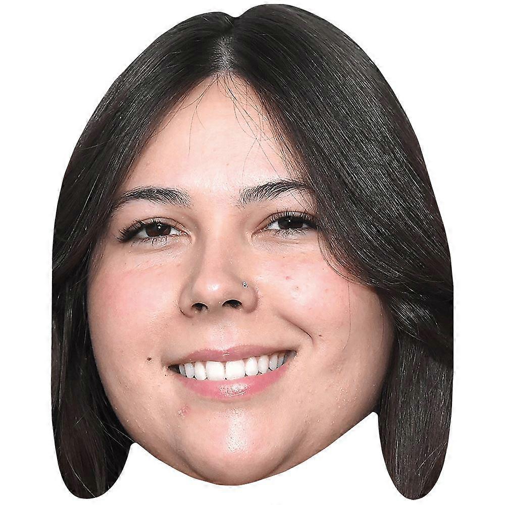 Gianna Brielle Perez (Smile) Celebrity Mask, Flat Card Face