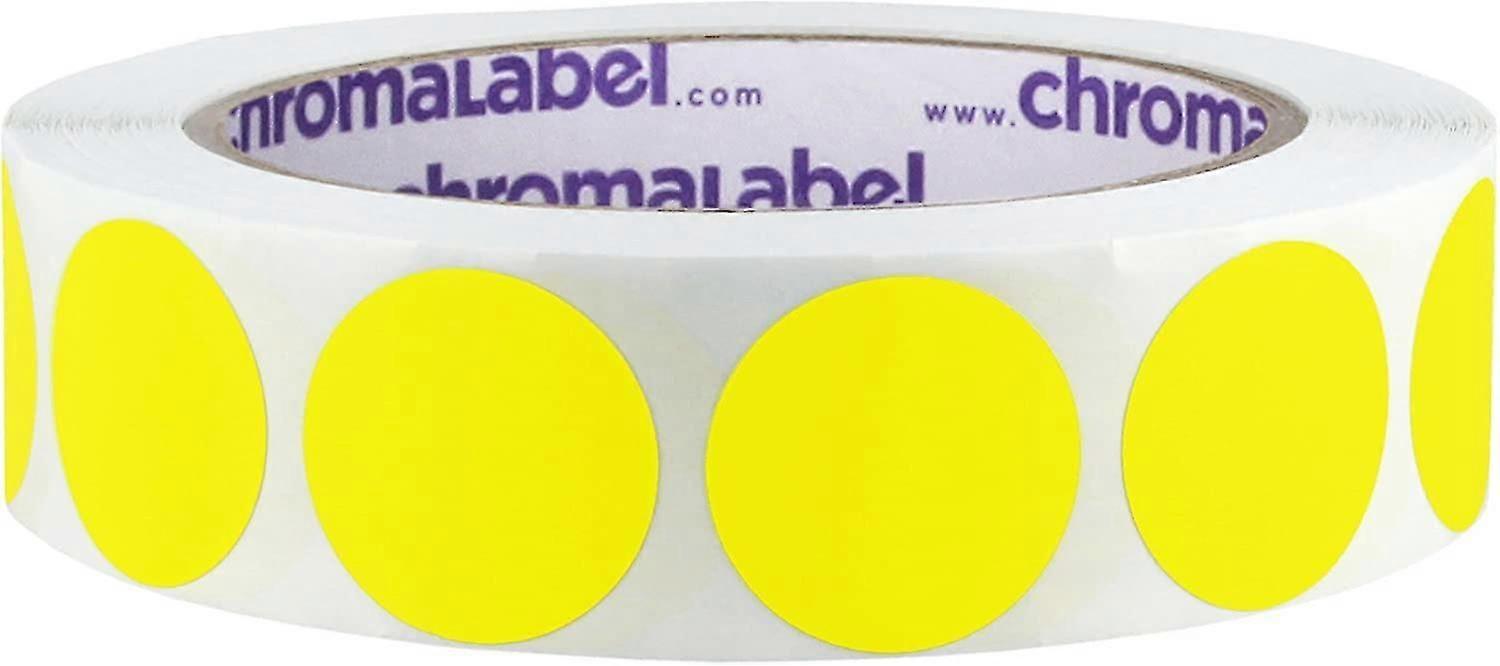 Label 1 Inch Round Removable Color-code Dot Stiers, 500 Per Roll