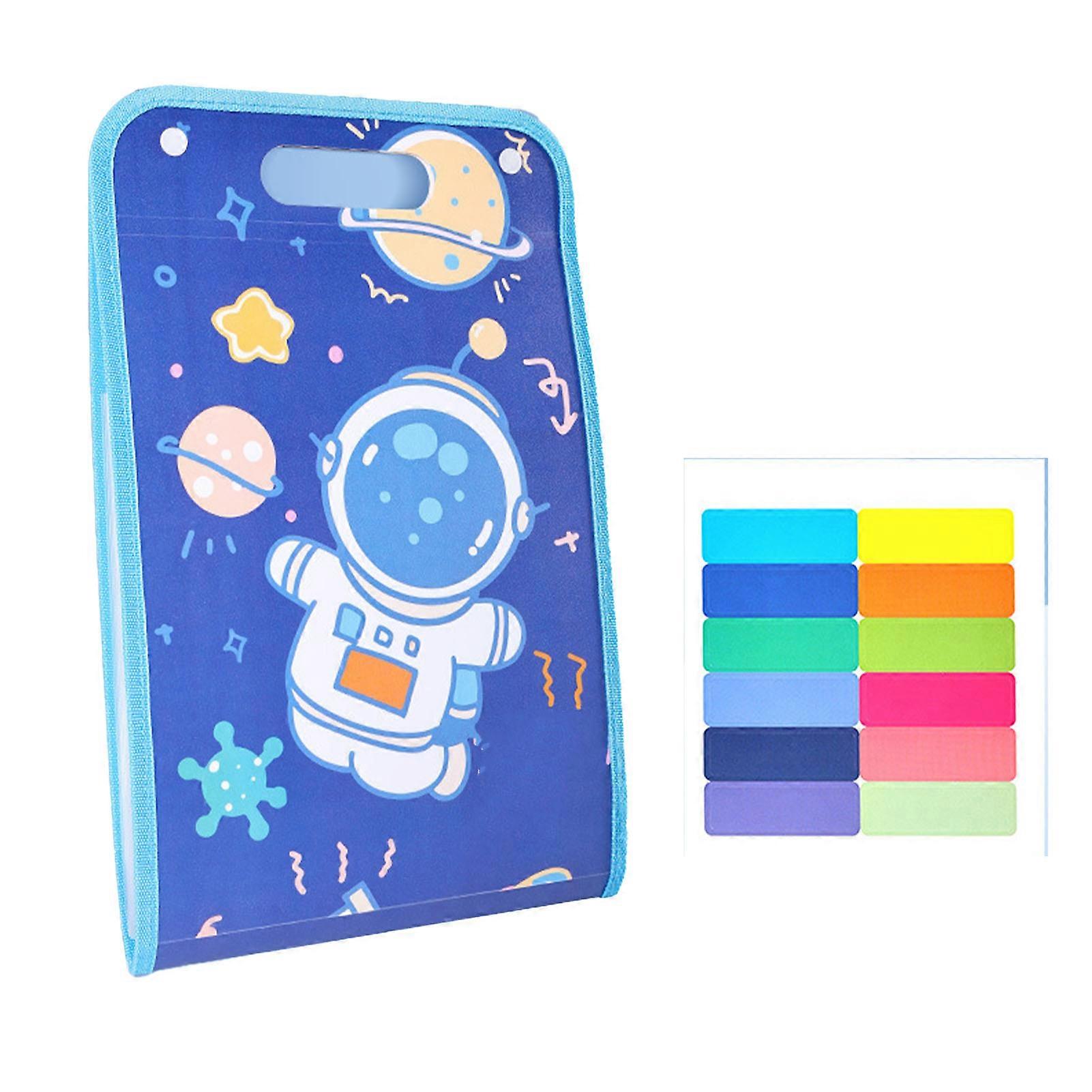 Paper Folder Multi Layer Waterproof Cute Pattern Plastic A4 File Folder Organ Bag for School Office