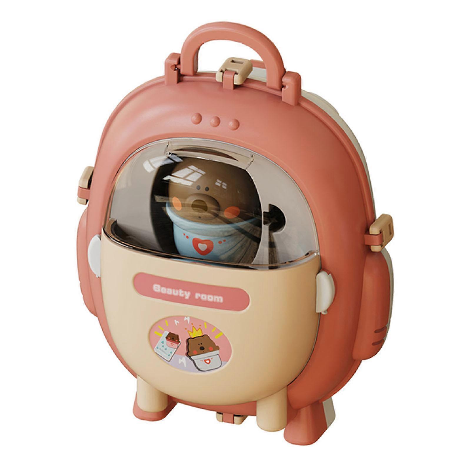 Stimulation Pretend Backpack Playset Multi Functional Portable Pretend Backpack Playing Toy Type 4