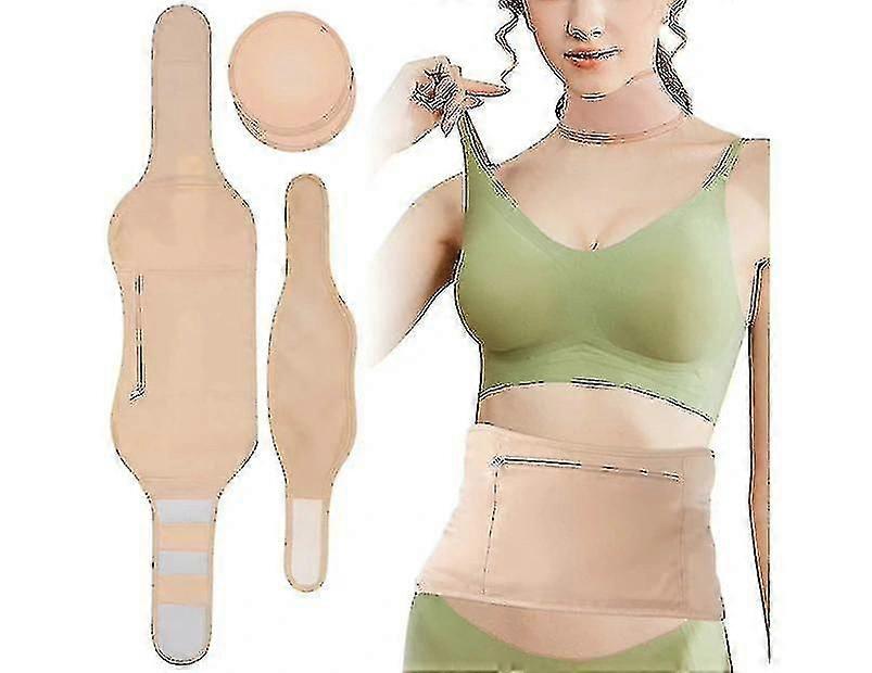 4ピースヒマシ油ラップパックキット再利用可能な圧縮ヒマシ油ラップウエスト胸と首用