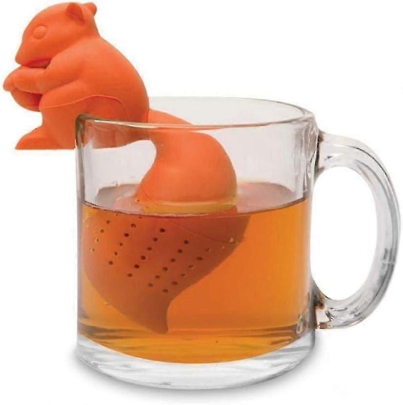 Squirrel Tea Infuser Strainer Filter Portable and Deft Processed
