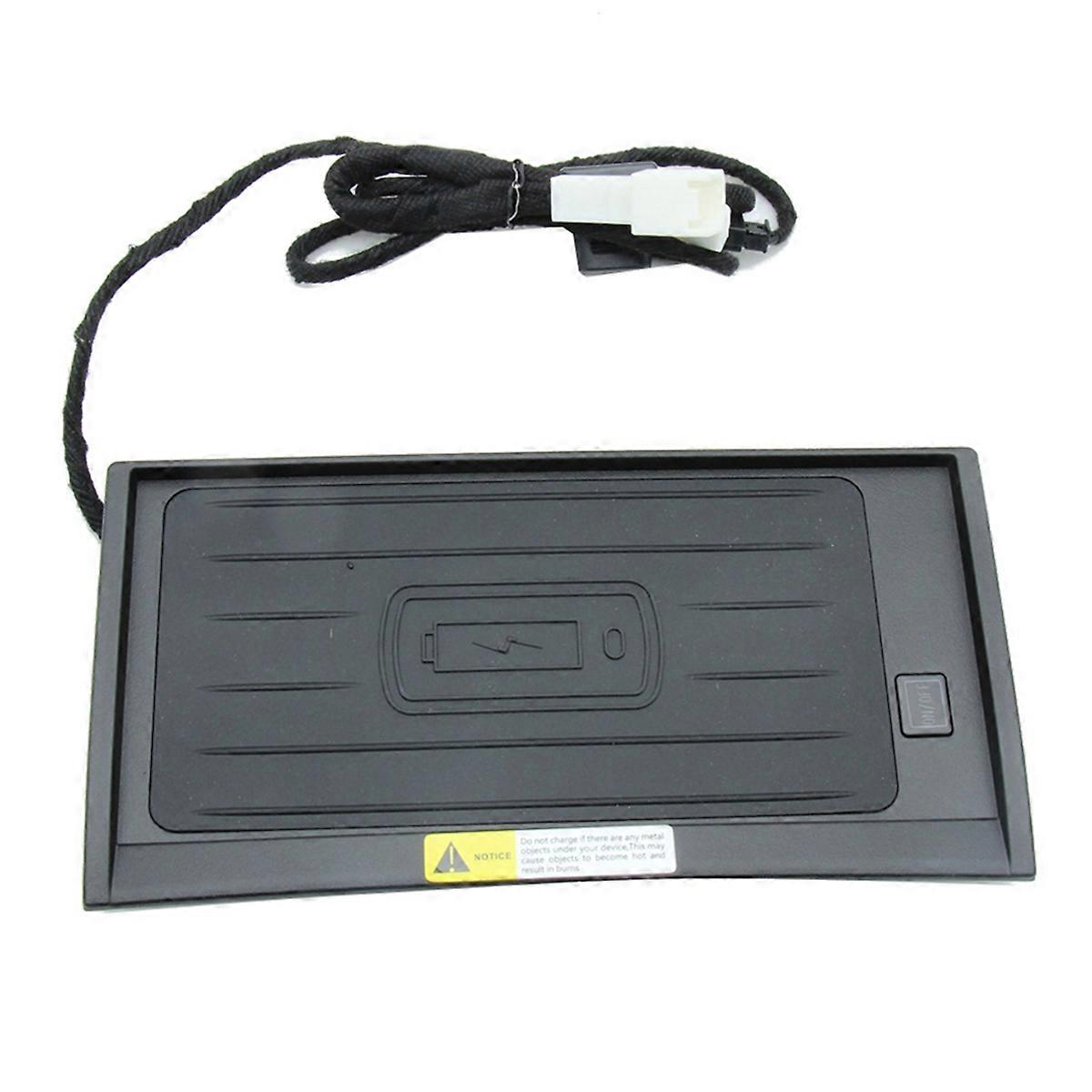 Wireless Car Charger 15W Fast Charging Pad for Fortuner 2016-2023 Accessories Charge Holder