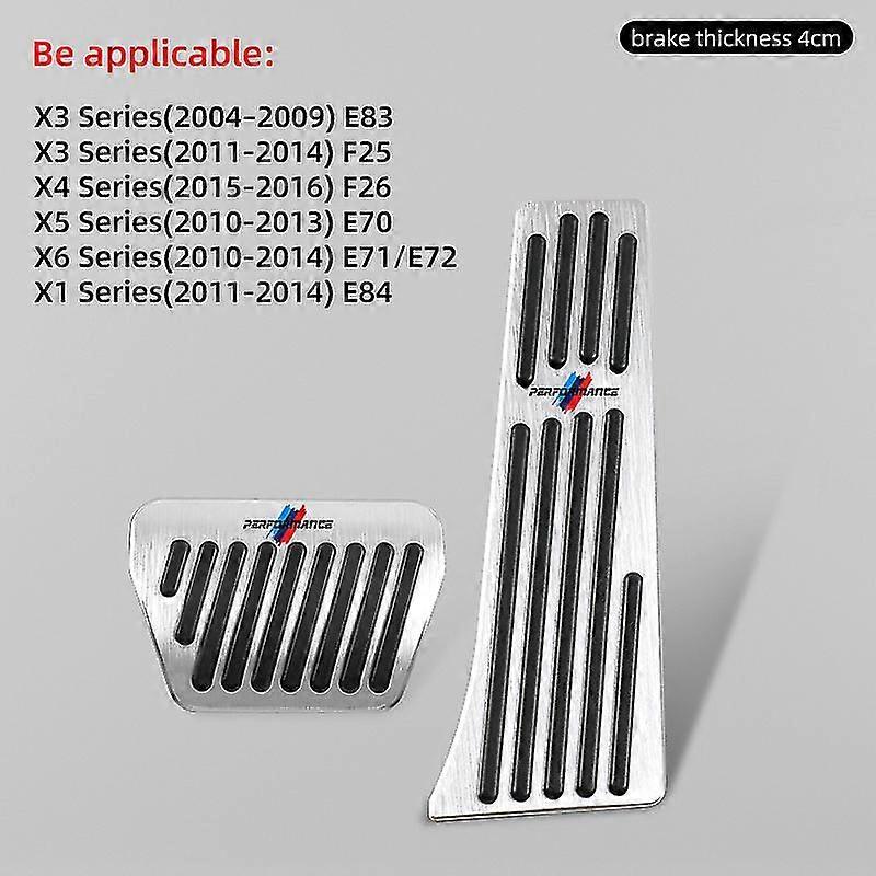 Compatible with Bmw M PerCompatible withmance F20 F22 E90 E92 F30 F34 G20 F32 F36 F10 F07 Car Pedals Cover E84 F48 F25 G01 F26 G02 E70 G05 Accessories
