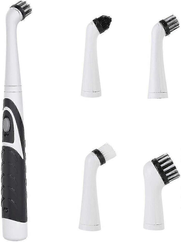 Electrical Cleaning Brush  Electric Spin Scrubber For Bathroom Kitchen (4 Heads)