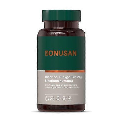 Hypericum, Ginkgo and Siberian Ginseng Extract 90 capsules