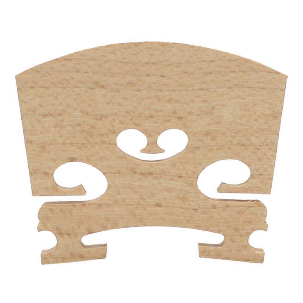 Replacement Maple Bridge for 1/8 Violin Parts 3.67x3.2x0.5cm Wood Color 3.67 x