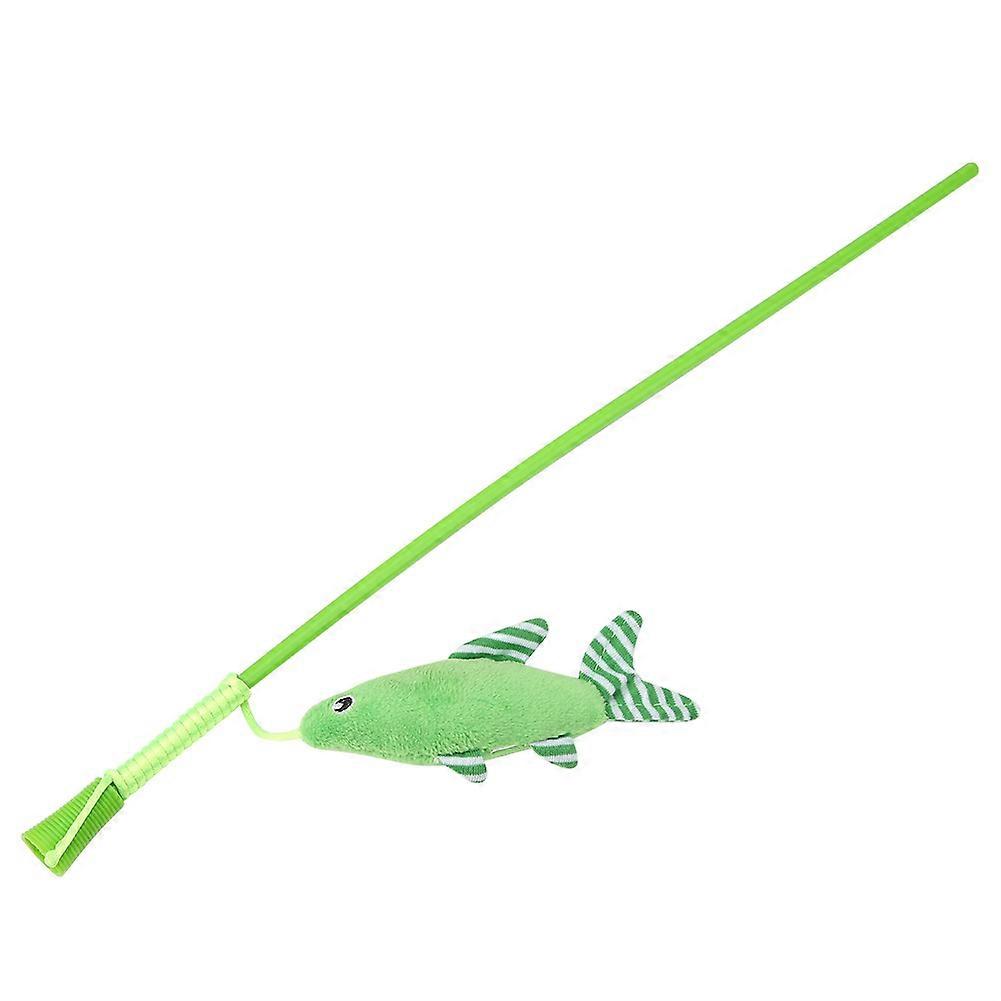 Funny Cat Kitten Pet Play Toy Cat Colo Flying Fish Stick Set Interactive Toy