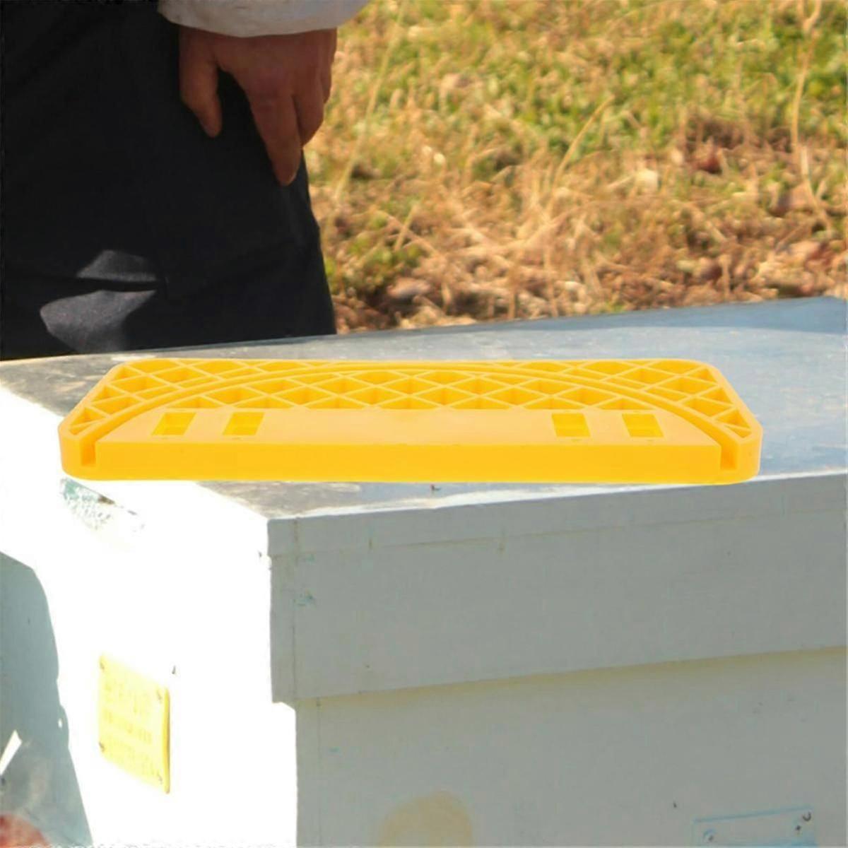 Honey Uncapping Tank Holder, Plastic Honey Bucket Slot Nest Frame Scraper Tools Flat Equipment Beekeeping Scraper Tools