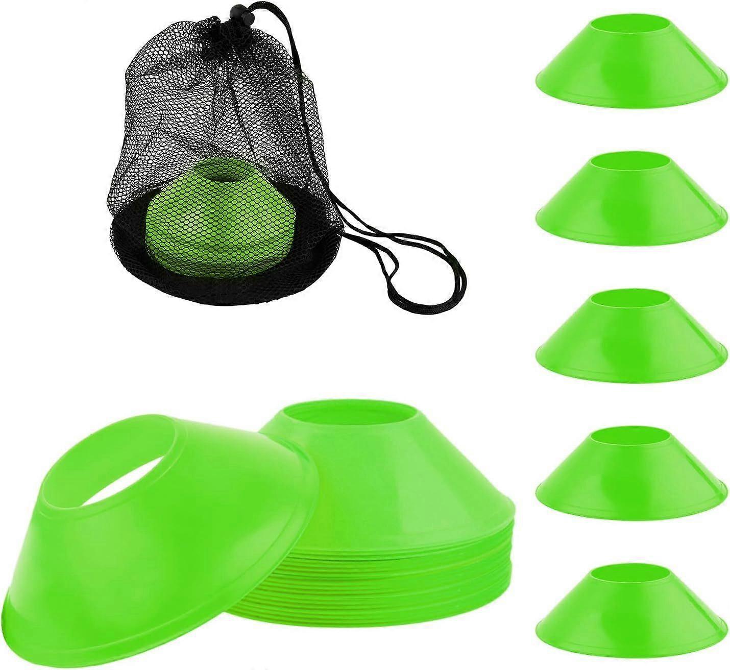 25pcs Soccer Cones for Sports Training, Mini Football Cones with Mesh Bag, Agility Agility Practice Cones Training Plastic Cones for Basketball Runnin