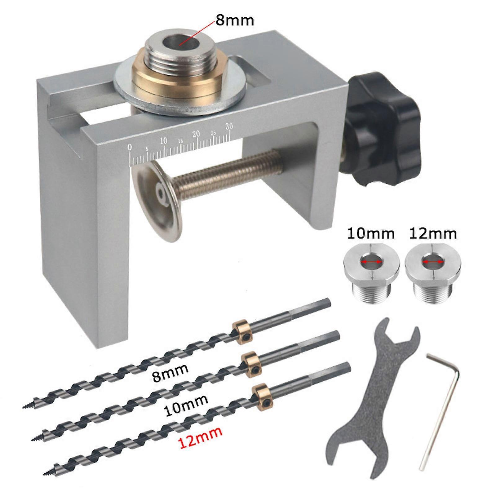 Locator Depth Stop Collar Hole Screw Pocket Dowel Kits Woodworking Screw Dowel Woodwork Guides Joint Angle Tool Carpentry