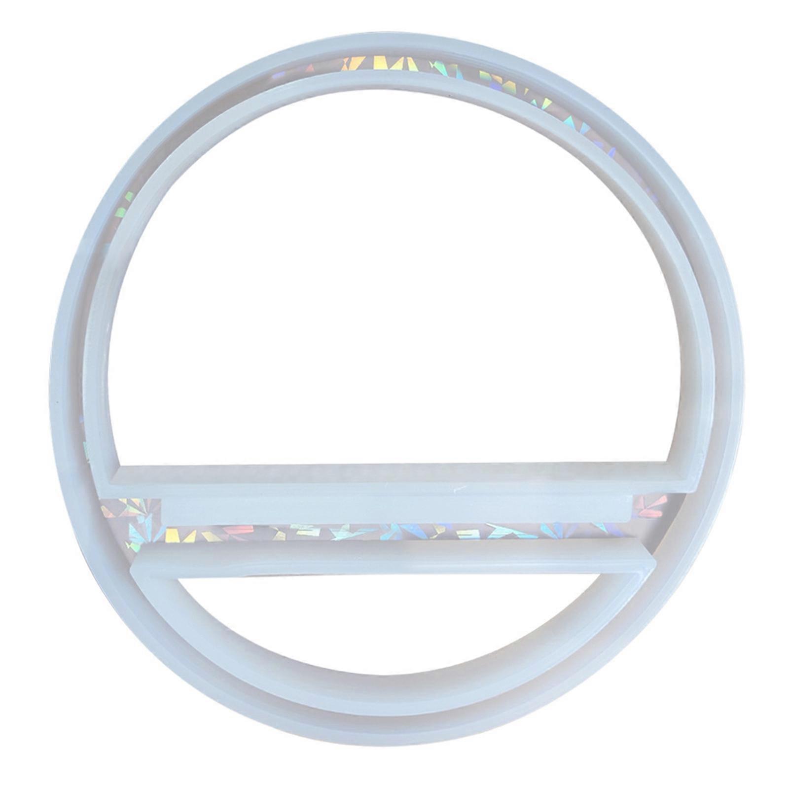 עדין עגול סיליקון דלת סימן עובש אפוקסי שרף דלת כרטיס מחזיק עושה עובש עבור חדשני בית ומשרד עיצובים לבן