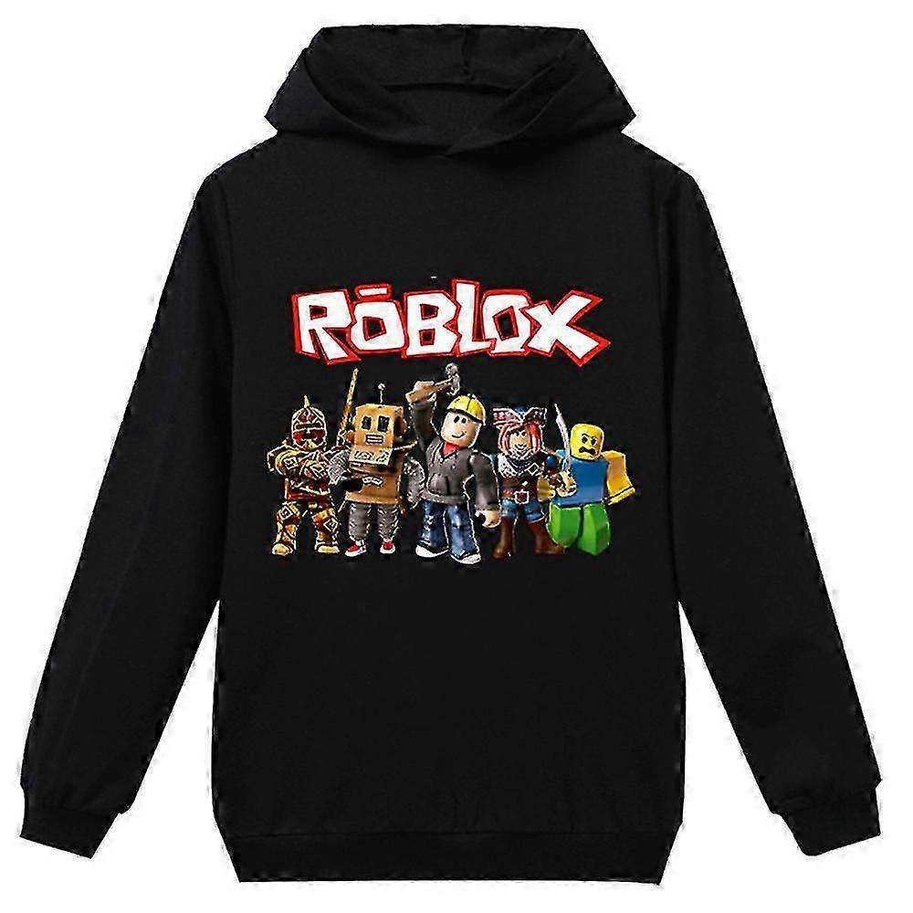 Roblox Felpa con cappuccio Felpa con cappuccio per bambini ragazze ragazzi felpa con cappuccio casual top larghi regali -nmaov
