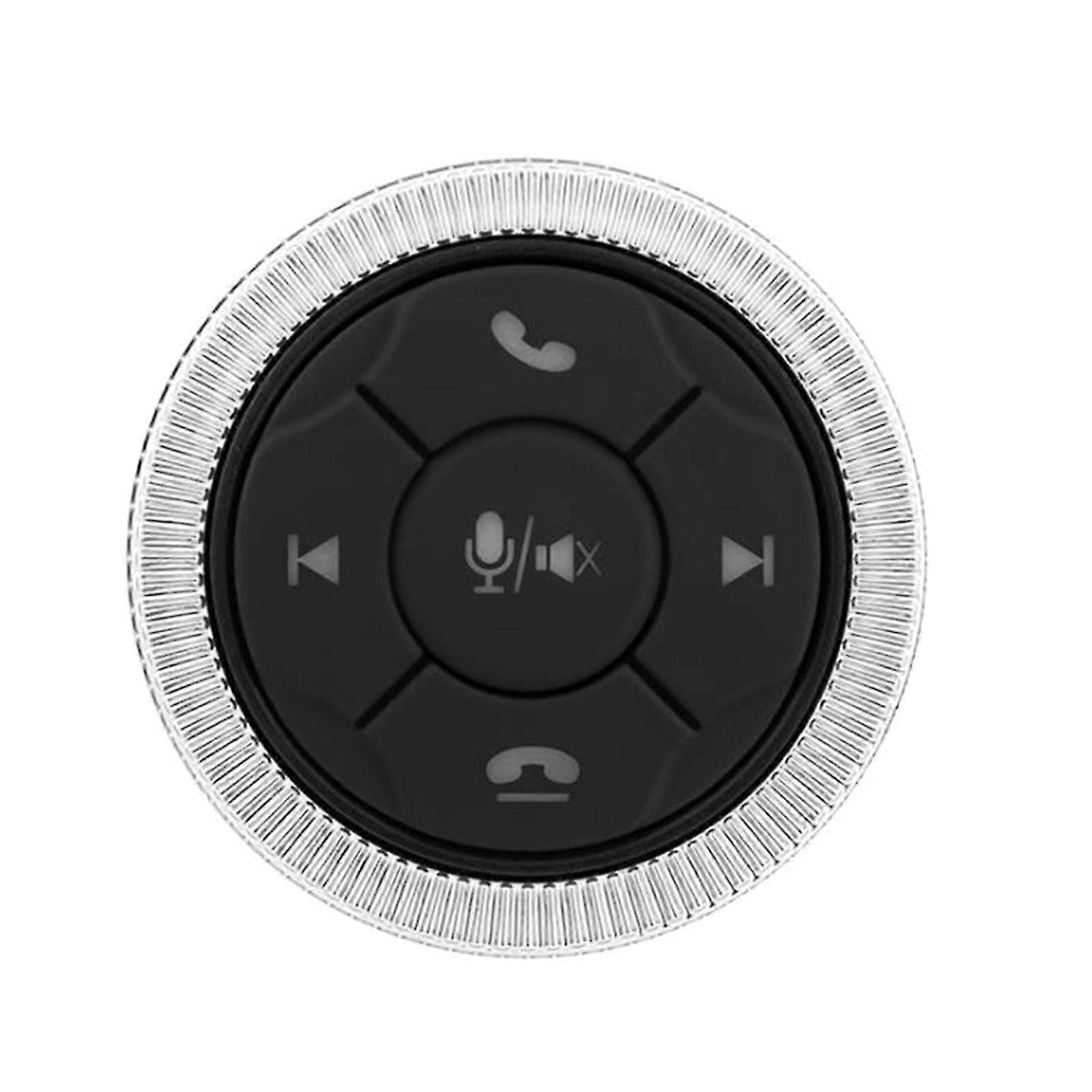 Media Remote Button 7-key Car Motorcycle Steering Wheel Remote Control Music