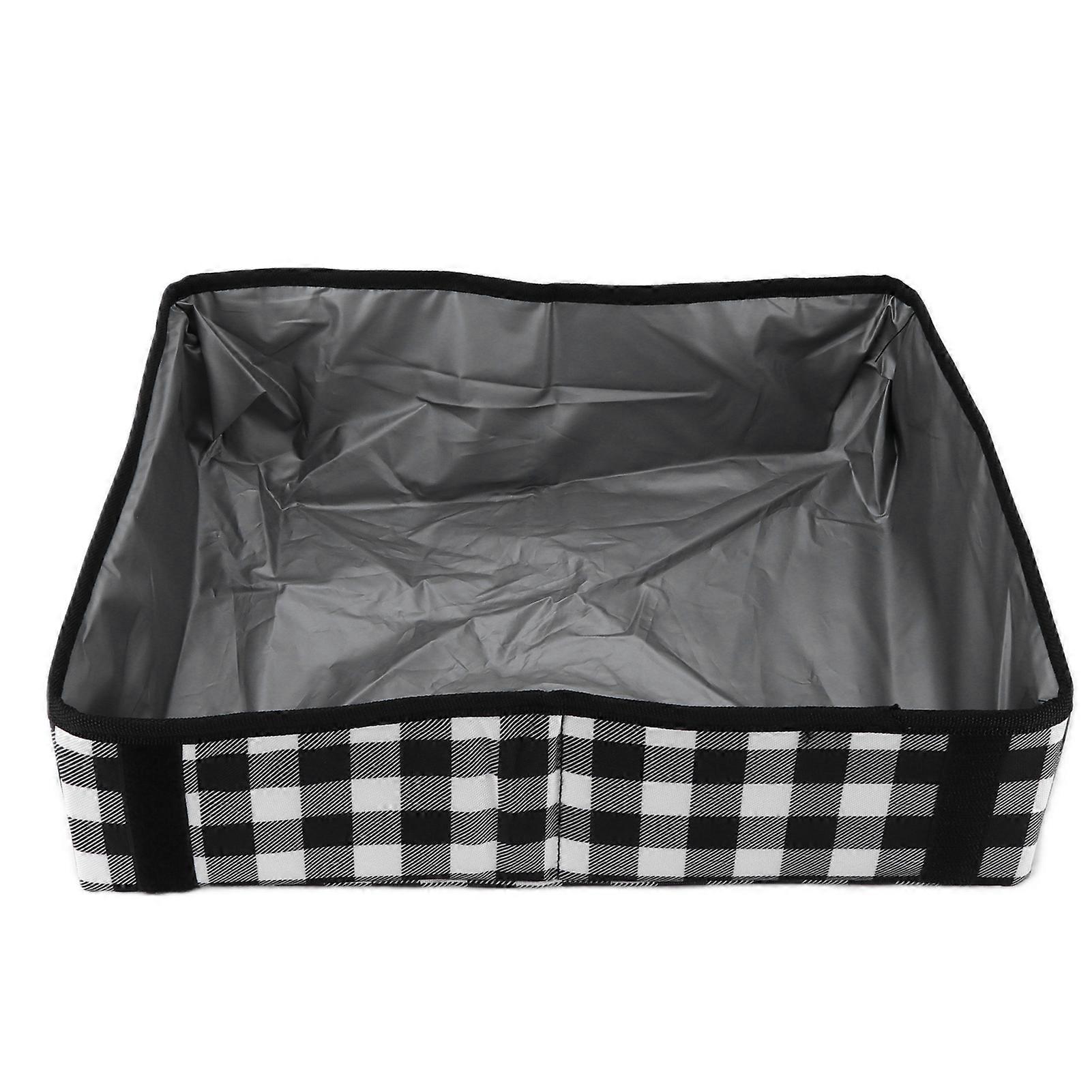 Collapsible Travel Cat Litter Box Portable, Foldable, Waterproof, Small Size for Easy Storage and Travel Use