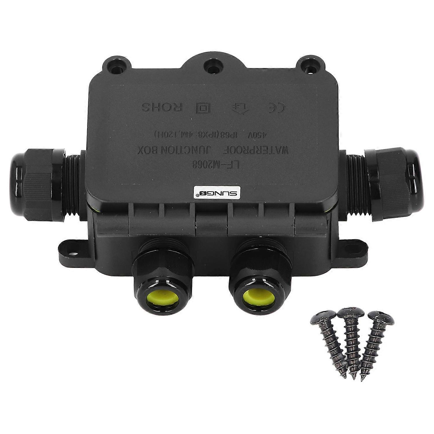 Junction Box IP68 Water Proof 6 Way Electrical Wire Junction Box for Outdoor Street Lights