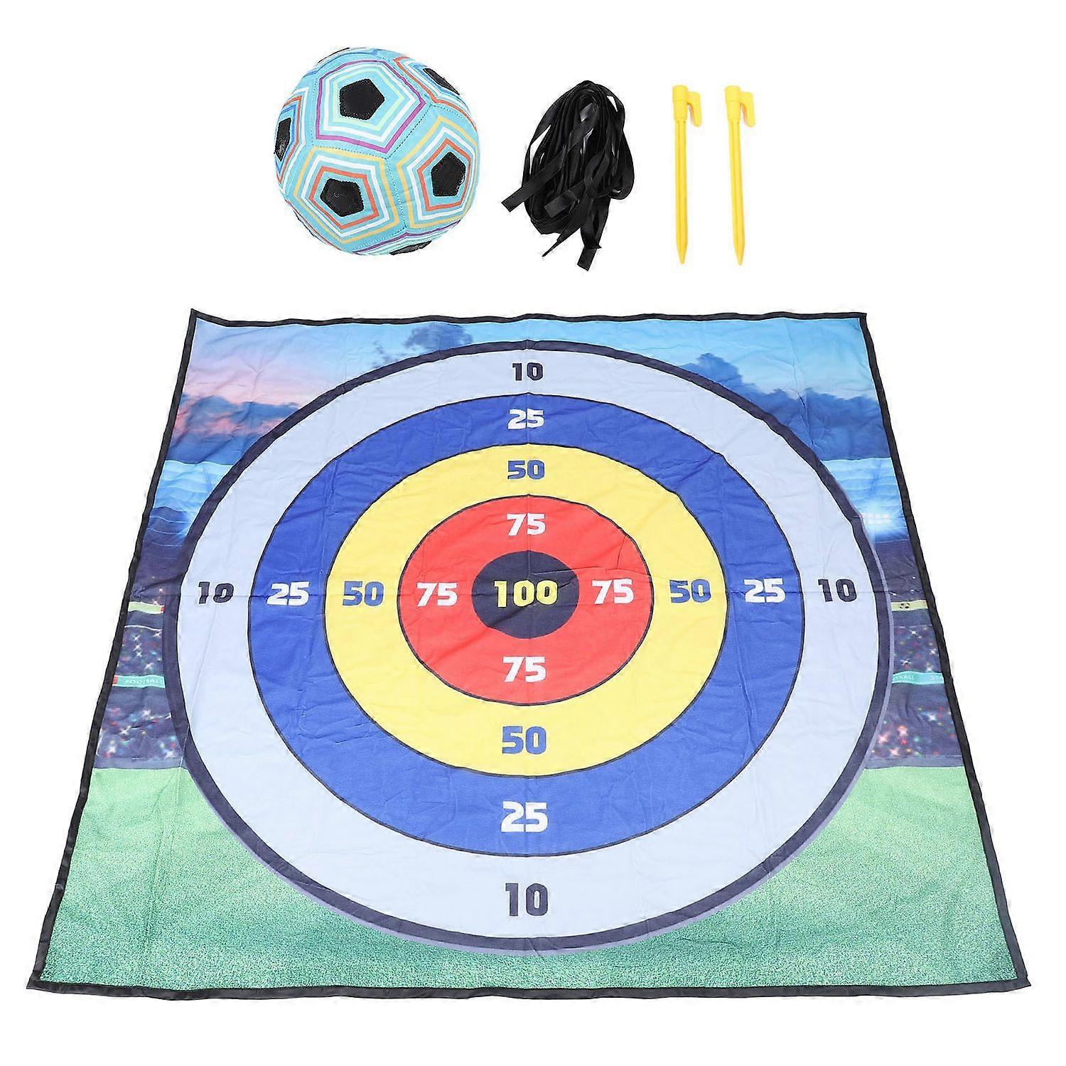 Football Game Mat Set Indoor Football Toss Target Game Toss Soccer Goal Game with Soccer Ball for Ki