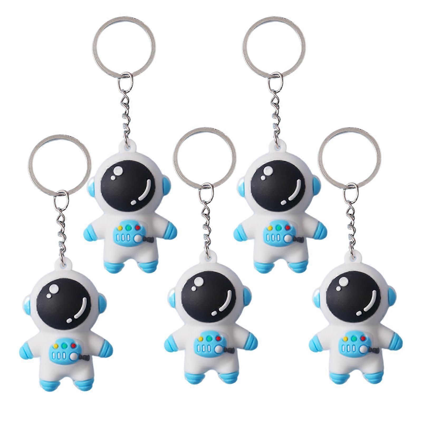 5Pcs Astronaut Keychain Spaceman Key Chain Backpack Pendant Unique Space Robot