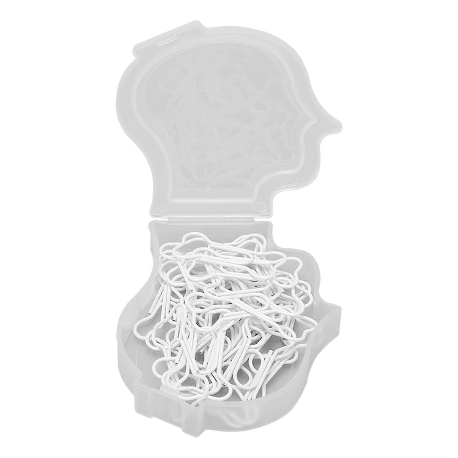 30Pcs Fancy Paperclips Bone Shape Plastic Covered Wire Multi Purpose Cute Paper Clips Notebook Scrapbook Bookmark