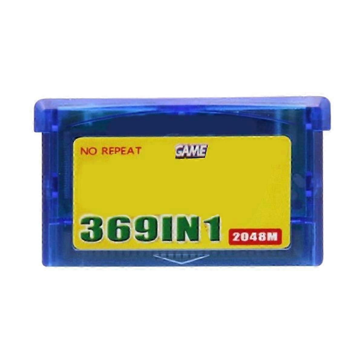 بطاقة ألعاب 369 في 1 لوحدة تحكم ألعاب الفيديو المتقدمة، بطاقة مجمعة باللغة الإنجليزية