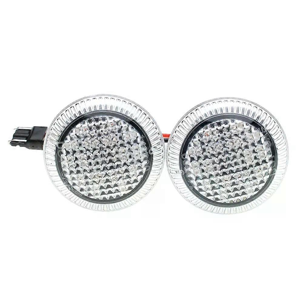 Compatible 2PCS LED Front Side Marker Lights For 2013 2014 2015-2023 Ford Transit Tourneo Connect Turn Signal Blinker Lamp