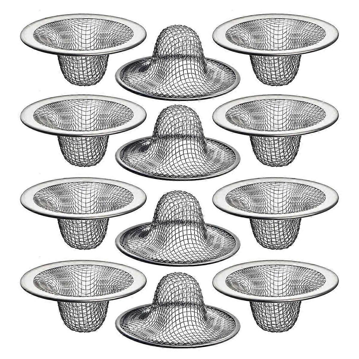 12PCS 2.125In Top/1In Basket-Mesh Sink Drain Strainer for Utility, RV