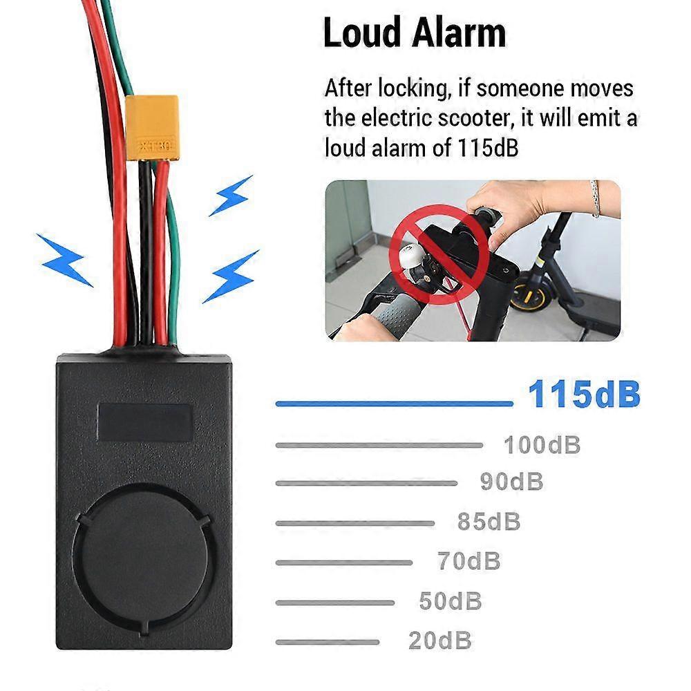 115dB Remote Control Anti-Theft Alarm for Electric Scooters - Enhanced Security Solution
